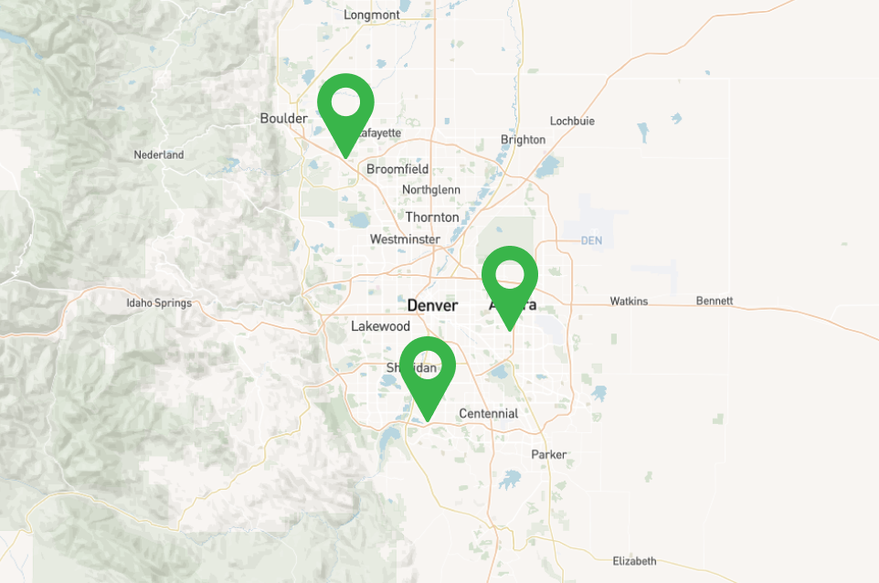 QCK Map Denver