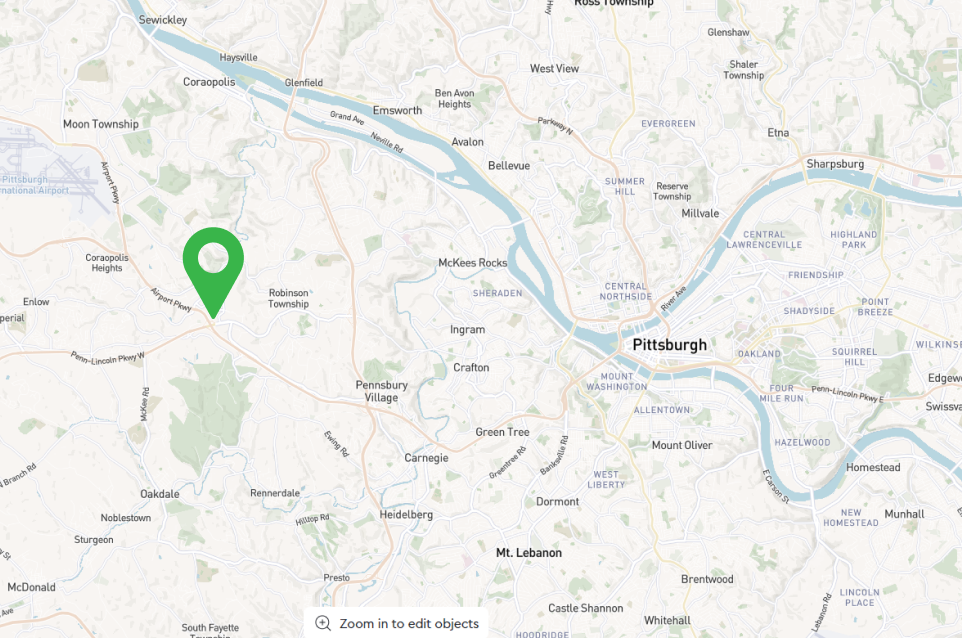 QCK Map Pittsburgh QCK Map Pittsburgh