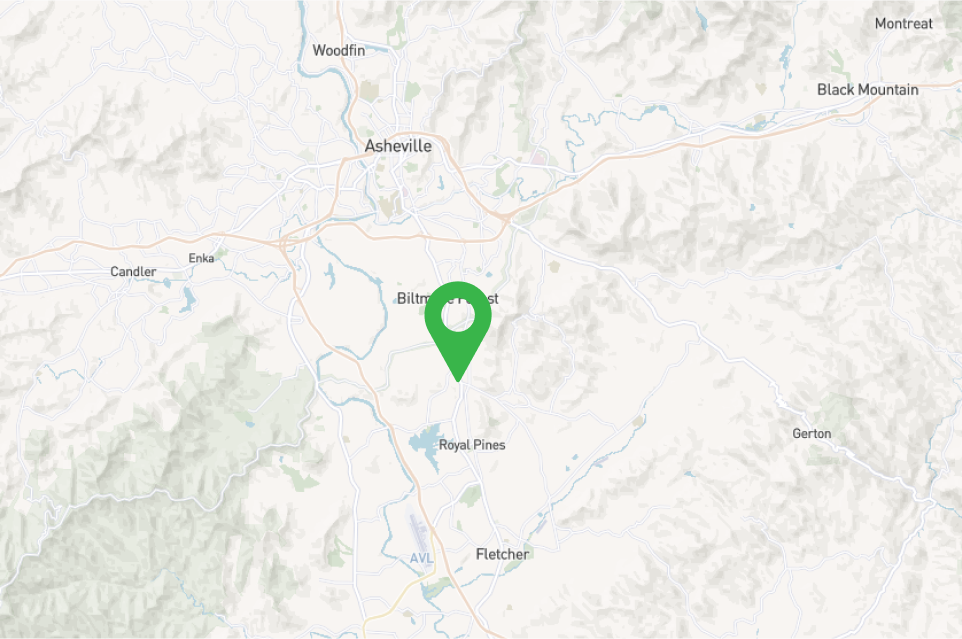 Asheville QC Kinetix map